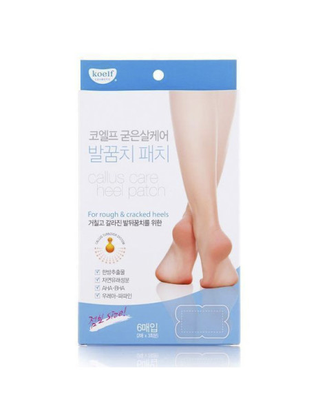 KOELF Патчі для догляду за огрубілою шкірою п'ят Callus Care Heel Patch