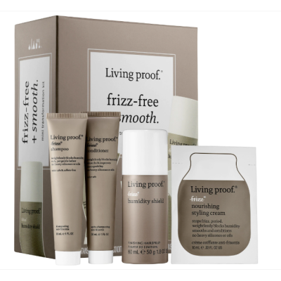 Living proof Мини-набор для гладкости волос Frizz-Free + Smooth Mini Transformation Kit