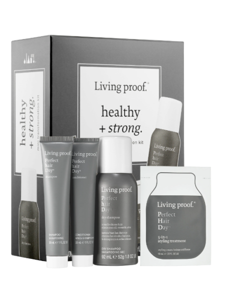 Living proof Міні-набір для здорових і сильних волосся Perfect hair Day Healthy + Strong Mini Transformation Kit