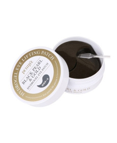 PETITFEE Гідрогелеві патчі для очей з золотом і чорним перлами 60шт Black Pearl Gold Hydrogel Eye Patch - Написати відгук