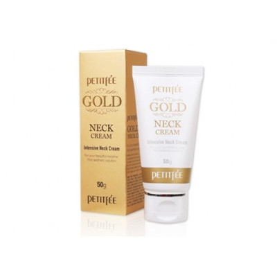PETITFEE Крем для шеи и декольте с золотом 50g Gold Neck Cream