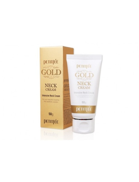 PETITFEE Крем для шиї та декольте з золотом 50g Gold Neck Cream