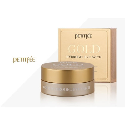 PETITFEE Гидрогелевые патчи для глаз с золотым комплексом +5 60шт Gold Hydrogel Eye Patch