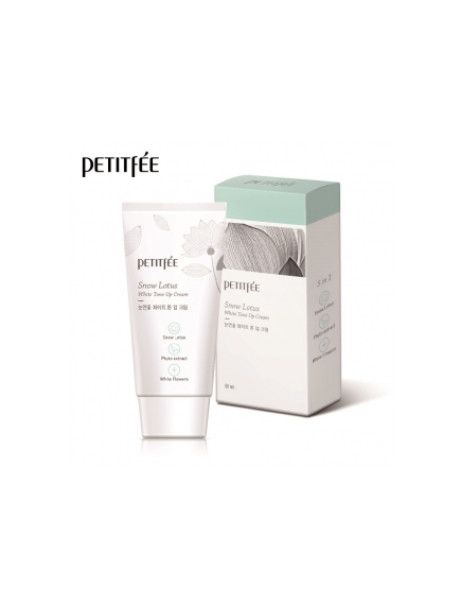 PETITFEE Зволожуючий і освітлюючий крем для обличчя 50ml Snow Lotus White Tone Up Cream
