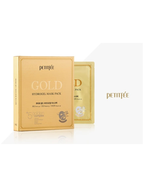 PETITFEE Гідрогелева маска для обличчя з золотим комплексом 32g Gold Hydrogel Mask Pack