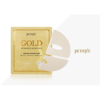PETITFEE Гідрогелева маска для обличчя з золотим комплексом  Gold Hydrogel Mask Pack 