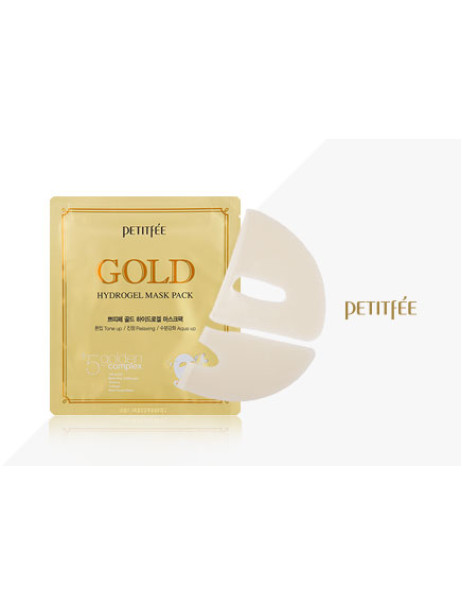 PETITFEE Гідрогелева маска для обличчя з золотим комплексом 32g Gold Hydrogel Mask Pack