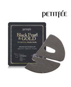 PETITFEE Гідрогелева маска з золотом і чорним перлами Black Pearl Gold Hydrogel Mask Pack - Написати відгук