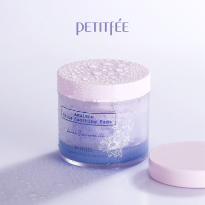 PETITFEE Ультра-увлажняющие подушечки 70шт Azulene Ultra Soothing Pads