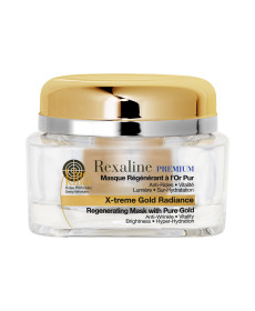Rexaline Premium Line Killer 24К X-Treme Gold Radiance Mask Омолоджуюча маска для обличчя з частинками золота - Написати відгук
