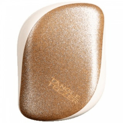 Tangle Teezer Glitter Gold Компактная расческа для волос