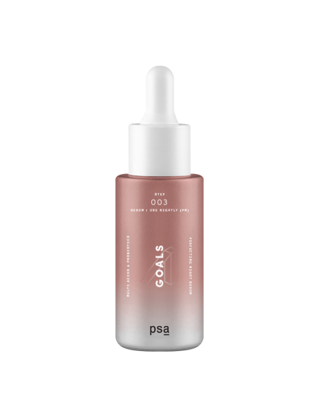 PSA Goals Multi Acids and Probiotics Perfecting Night Serum Антиоксидантна нічна сироватка
