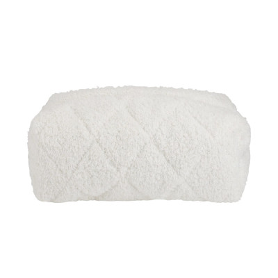 Puff Косметичка Біла махра