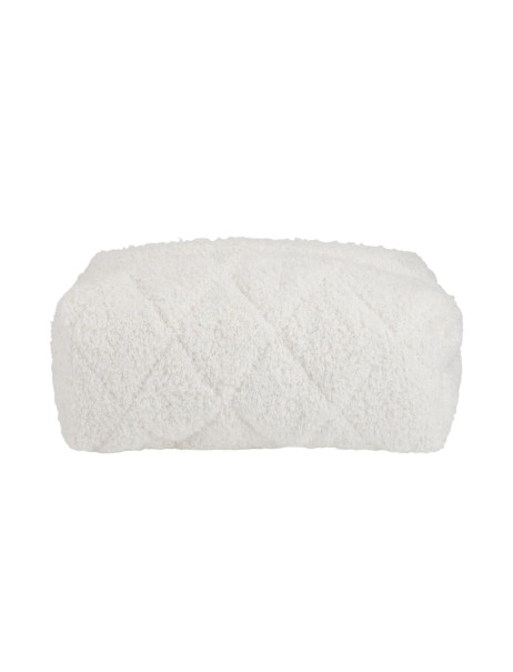 Puff Косметичка Біла махра