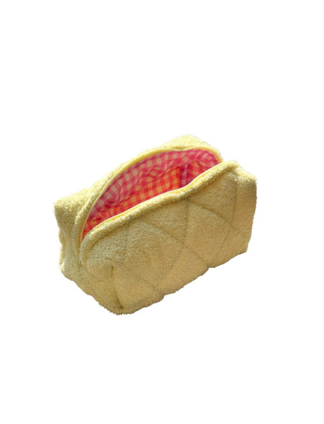 Puff Косметичка Жовта махра