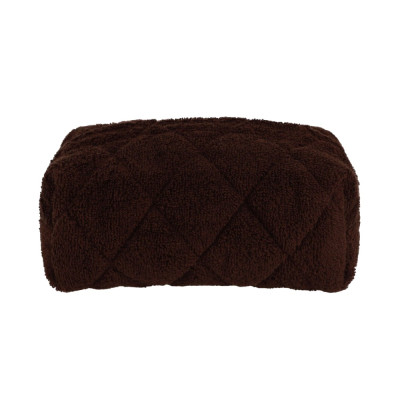 Puff Косметичка Коричнева махра
