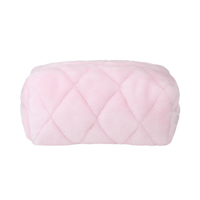 Puff Косметичка Розовый плюш