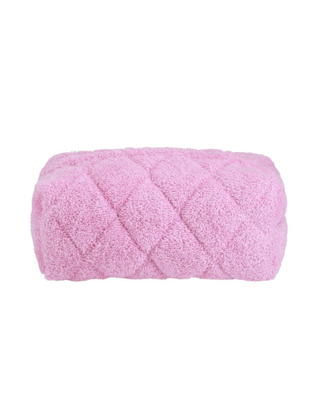 Puff Косметичка Розовая махра