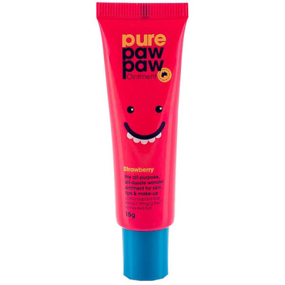 Pure Paw Paw Ointment Strawberry Восстанавливающий бальзам для губ Клубничный смузи