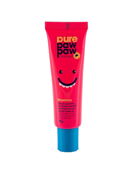 Pure Paw Paw Ointment Strawberry Відновлюючий бальзам для губ Полуничний смузі