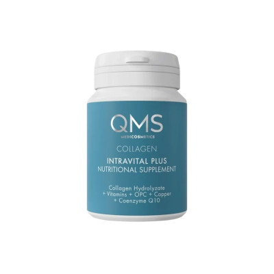 QMS Medicosmetics Collagen System Collagen Intravital Plus Nutritional Supplement Харчова добавка для відновлення, регенерації та захисту шкіри