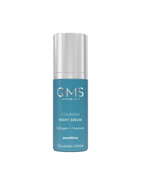 QMS Medicosmetics Collagen System Collagen Night Serum Sensitive Ночная сыворотка с коллагеном для чувствительной кожи