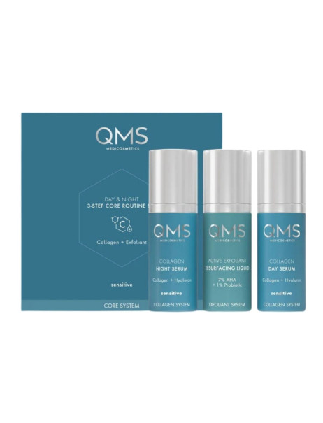 QMS Medicosmetics Day & Night 3-Step Core Routine Set Sensitive Подарунковий набір