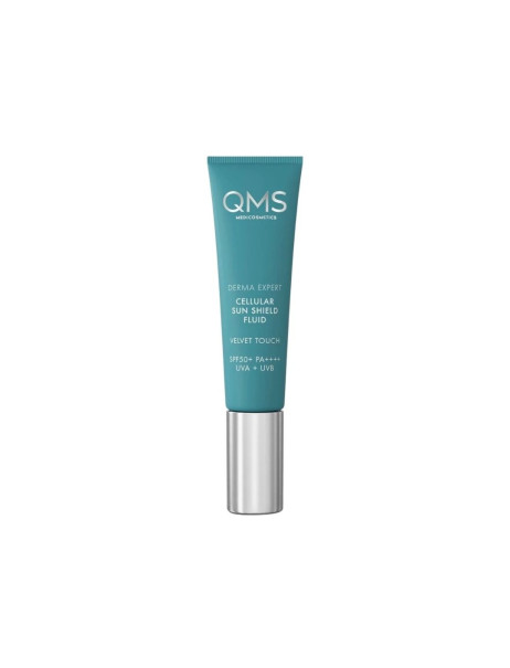 QMS Medicosmetics Derma Expert Cellular Sun Shield Velvet Touch Fluid SPF 50+ Сонцезахисний крем