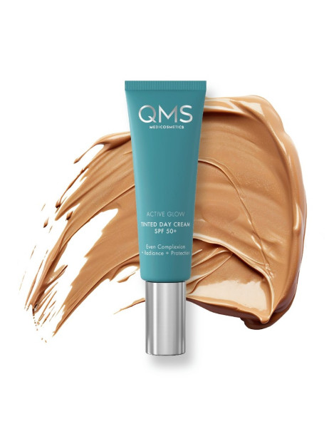 QMS Medicosmetics Perfect Radiance Active Glow Tinted Day Cream SPF 50+ Денний крем з тонуючим ефектом та високим фактором сонцезахисту