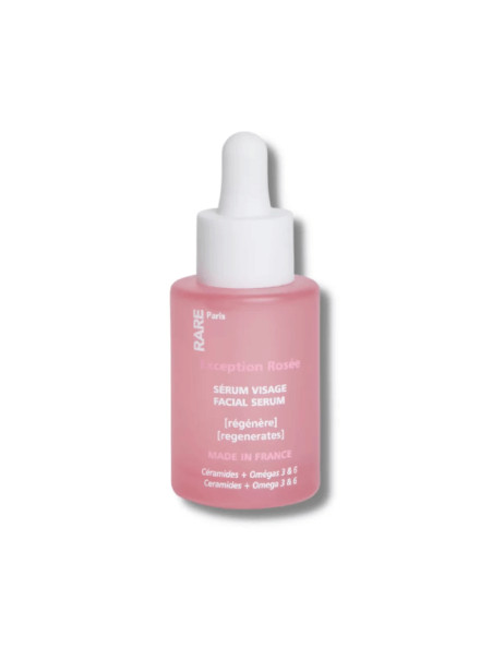 RARE Paris Exception Rosée Regenerating Face Serum Восстанавливающая сыворотка для лица с церамидами, Омега 3 и 6