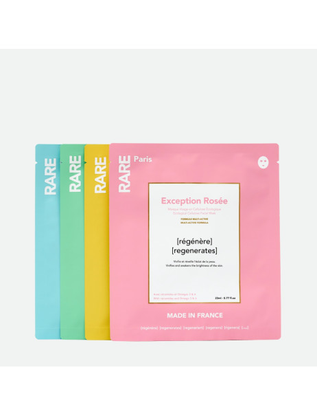RARE Paris Box of 4 Face Mask набор масок для лица