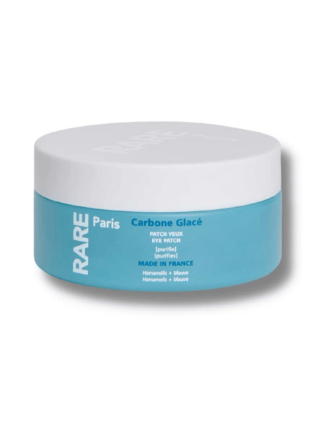 RARE Paris Carbone Glacé Purifying Eye Patch Патчи для контура глаз против отеков с гамамелисом и экстрактом мальвы