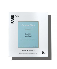 RARE Paris Box of 5 Carbone Glacé Purifying Face Mask Набір з п'яти очищувальних масок для обличчя з гамамелісом та екстрактом мальви - Написати відгук