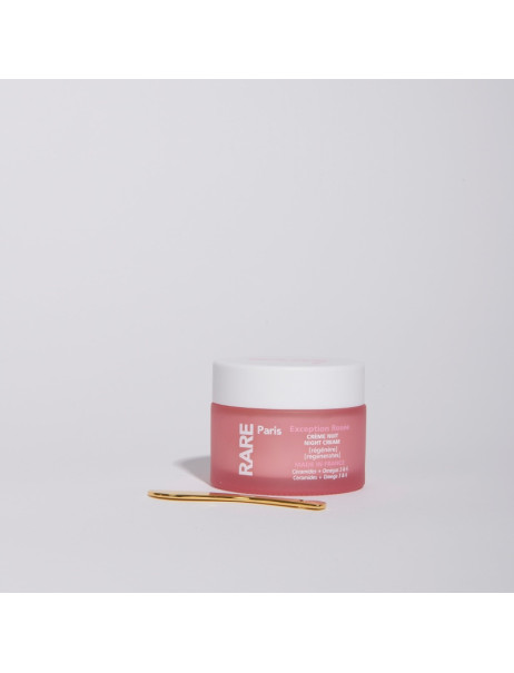 RARE Paris Exception Rosée Regenerating Night Cream Восстанавливающий крем для лица с церамидами, Омега 3 и 6
