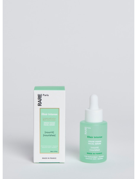 RARE Paris Élixir Intense Nourishing Face Serum Увлажняющая сыворотка для лица с гиалуроновой кислотой и скваланом