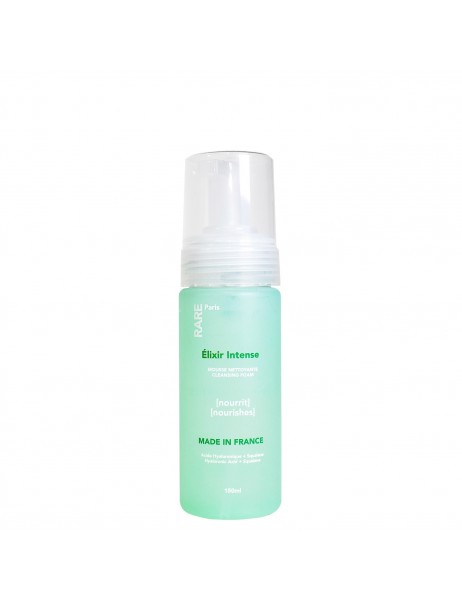 RARE Paris Élixir Intense Nourishing Cleansing Foam Питательная пенка для очищения лица с гиалуроновой кислотой и скваланом