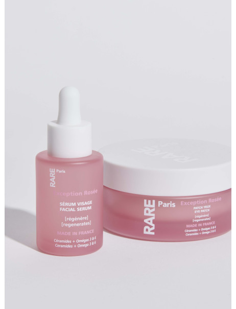 RARE Paris Exception Rosée Regenerating Face Serum Восстанавливающая сыворотка для лица с церамидами, Омега 3 и 6