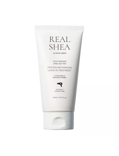 Rated Green Real Shea Cold Pressed Shea Butter Leave-In-Treatment Незмивний термозахисний відновлюючий крем для волосся