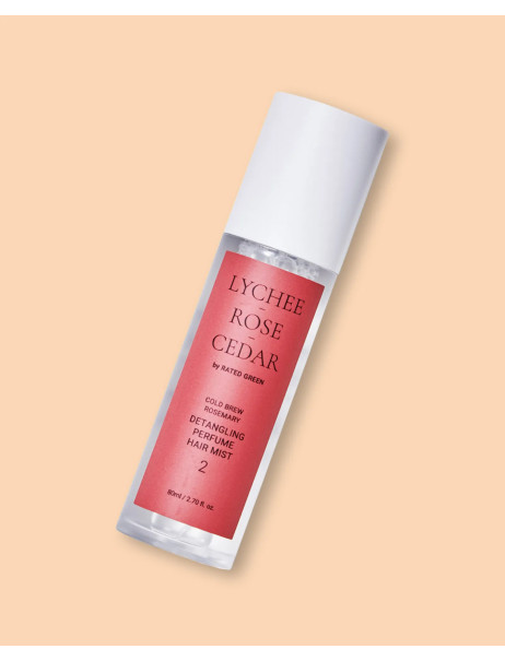 Rated Green Detangling Perfume Hair Mist Lychee Rose Cedar Парфюмированный мист для волос Личи Роза Кедр