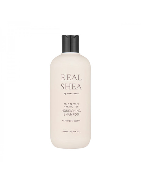 Rated Green Real Shea Butter Nourishing Shampoo Живильний шампунь для сухого, кучерявого і пошкодженого волосся