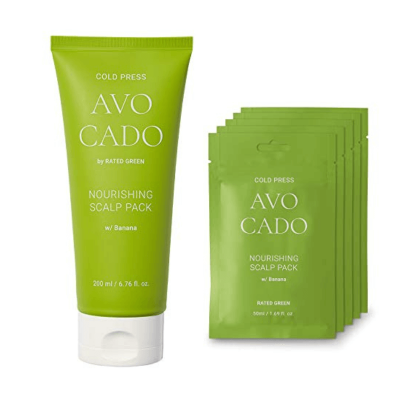 Rated Green Cold Press Avocado Nourishing Scalp Pack Поживна маска для зневодненої, сухої шкіри голови та волосся