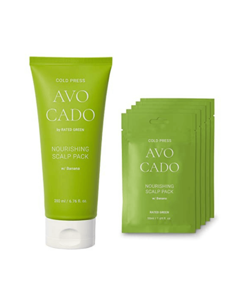 Rated Green Cold Press Avocado Nourishing Scalp Pack Поживна маска для зневодненої, сухої шкіри голови та волосся