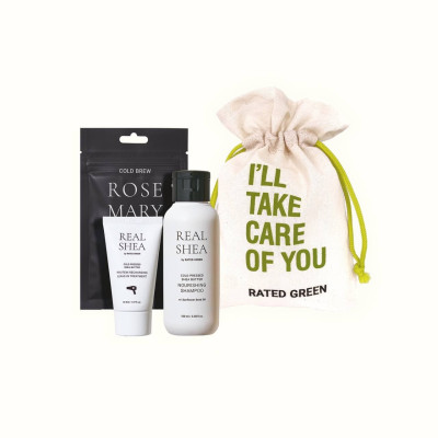 Rated Green Mini Kit Real Shea Rose Mary Набір мініатюр