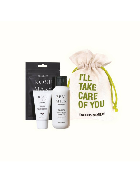 Rated Green Mini Kit Real Shea Rose Mary Набір мініатюр