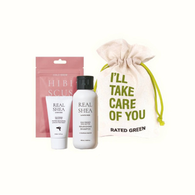 Rated Green Mini Kit Real Shea Hibiscus Набор миниатюр
