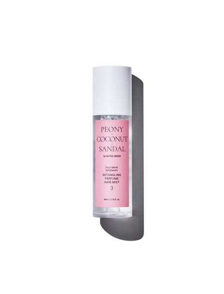 Rated Green Detangling Perfume Hair Mist Peony Coconut Sandal Парфюмированный мист для волос Пион Кокос Сандал