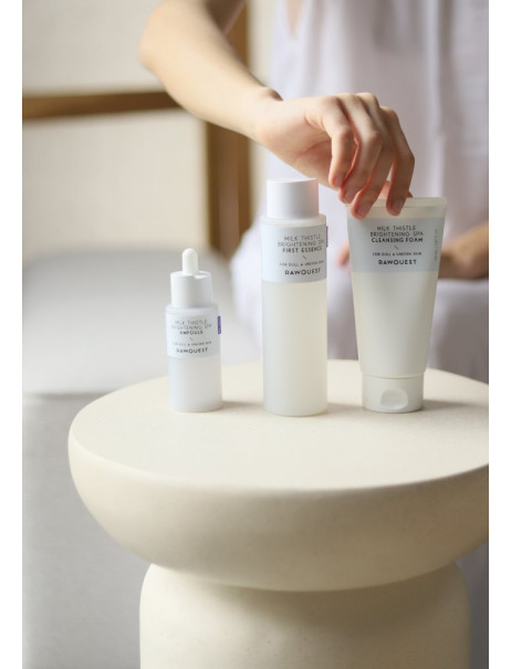 Rawquest Milk Thistle Brightening Spa Cleansing Foam Освітлювальна очищувальна пінка з розторопшею