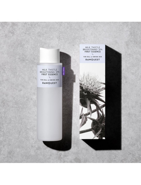 Rawquest Milk Thistle Brightening Spa First Essence Освітлювальна есенція для обличчя з розторопшею