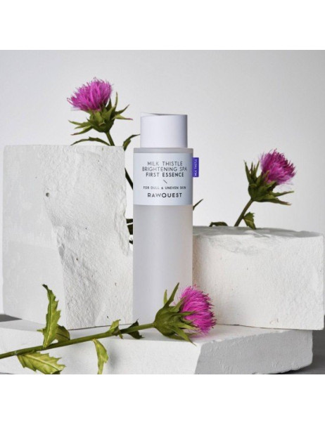 Rawquest Milk Thistle Brightening Spa First Essence Освітлювальна есенція для обличчя з розторопшею