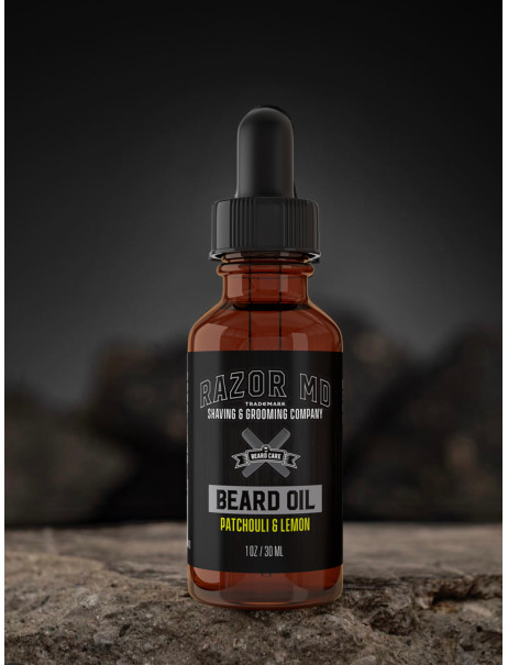 Razor MD Beard Oil Patchouli and Lemon Олія для бороди пачулі та лимон